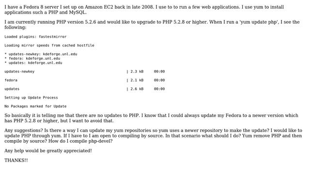 DevOps & SysAdmins: Upgrade PHP version on Fedora 8 смотреть онлайн