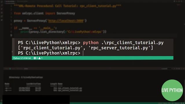 Remote Procedural Call via XML-RPC in 5 minutes смотреть онлайн