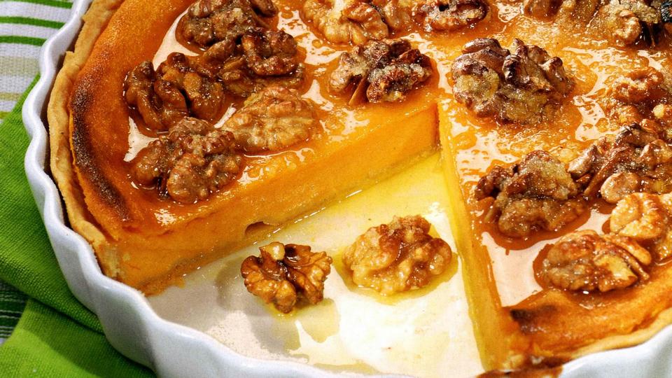 Тыквенный пирог с грецкими орехами смотреть онлайн