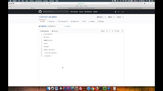 Sıfırdan Git Dersleri - 16 - Git Readme смотреть онлайн