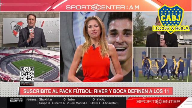 BOCA ULTIMAS NOVEDADES ANTES DEL SUPERCLÁSICOS + ESPN SPORTSCENTER + SEBA BATTAGLIA смотреть онлайн
