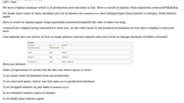 Databases: Changing numeric type slow down query big time for postgres смотреть онлайн