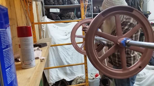 McCormick Deering M Hit Miss (modified ) more sanding Saturday morning fun смотреть онлайн
