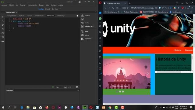 28. Programación Web Configuración del Iframe de Historia смотреть онлайн