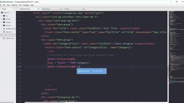 CMS Fetching Category Using PHP | PHP смотреть онлайн