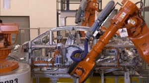 Производство автомобильных кузовов на заводе BMW