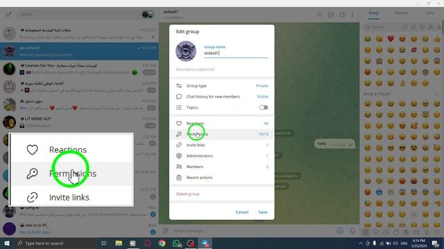 How To Restrict Group Members From Sending Messages In Telegram On PC смотреть онлайн