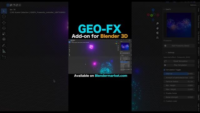 ?Procedural Fireworks in Blender: GeoFX Add-on! смотреть онлайн