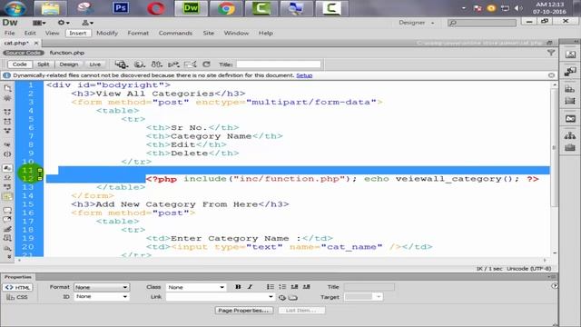 E Commerce Website Development In PHP With PDO Part 13 Display Categories Dynamically From Database смотреть онлайн