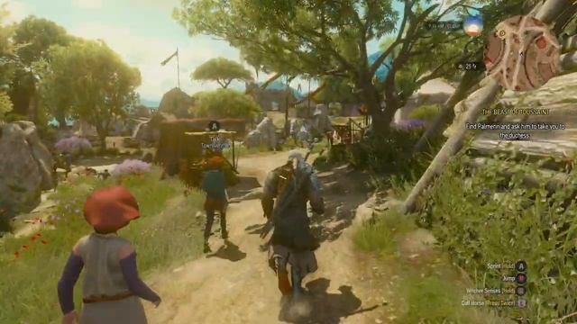 THE WITCHER 3 Xbox Series X Gameplay 4K 60FPS смотреть онлайн