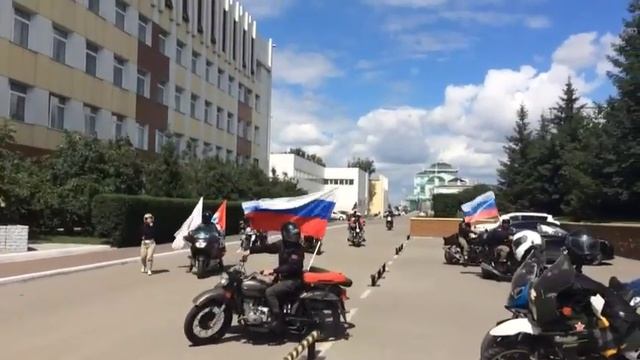 Омск. Пробег от РЖД. Сбор колонны. смотреть онлайн