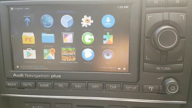 AUDI B7 RNS E With Odroid C2 смотреть онлайн