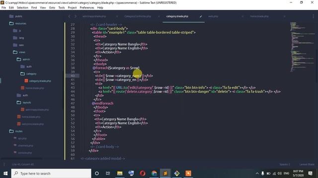 90.laravel reactjs e-commerce Admin Section | Categories смотреть онлайн
