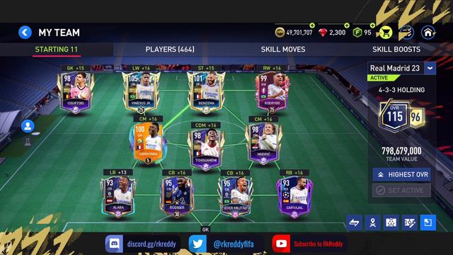 800M+ BEST POSSIBLE REAL MADRID 22/23 SQUAD BUILDER | FIFA MOBILE 22 смотреть онлайн