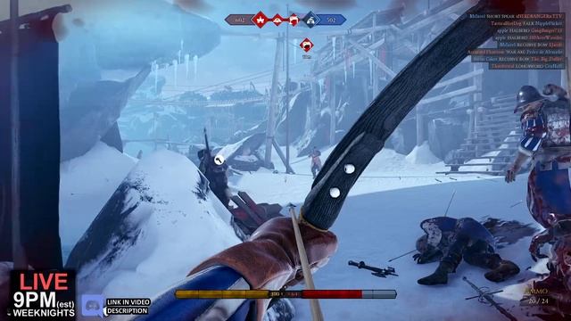 Mordhau Dwarf Archer Army! We All Made Dwarves with Recurve Bows for Community Night! (via Twitch) смотреть онлайн