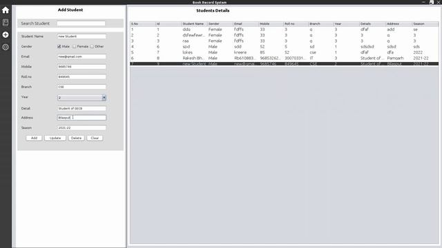 My First Java Project | Books Record System. #java #javaproject смотреть онлайн