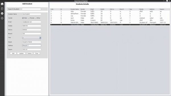 My First Java Project | Books Record System. #java #javaproject