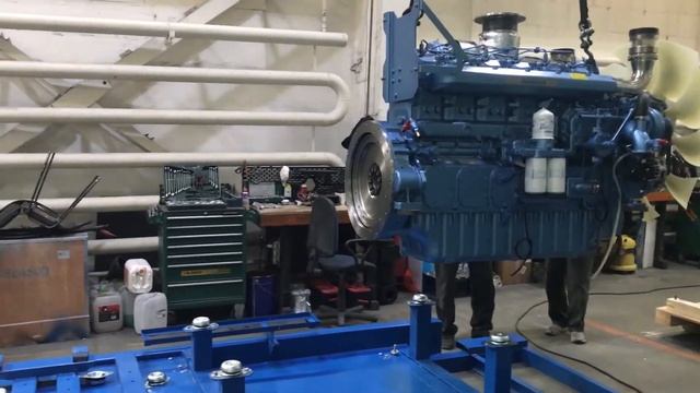 НЗГУ: Видео из серии "Распаковка". Baudouin Moteurs 6M26G550 (440 кВт/1500) смотреть онлайн