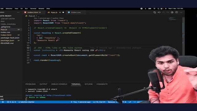 React JSX Namaste JavaScript Ep-03, part-1 смотреть онлайн