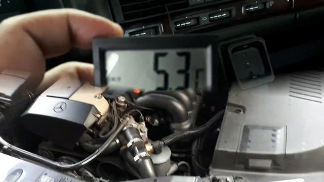 Заправка кондиционера, чистка дроссельной заслонки на Mercedes W140 смотреть онлайн