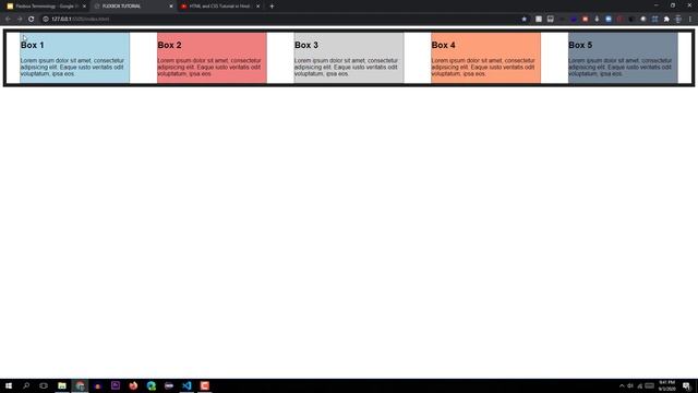 Flexbox Tutorial 05 in HIndi(Justify Content) смотреть онлайн