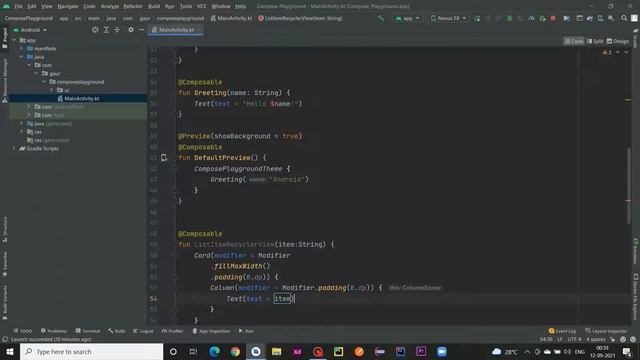 LazyColumn Jetpack Compose Example | RecyclerView смотреть онлайн