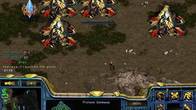 FPVOD LancerX vs fearless1 PvP Game 1 Starcraft Brood War 2014 смотреть онлайн