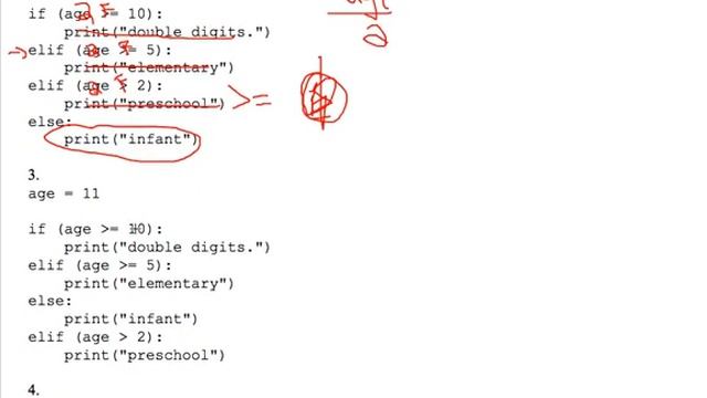Python If Statements Worksheet 5 смотреть онлайн