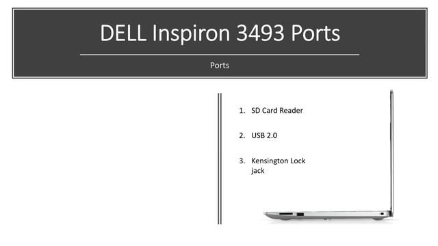 DELL Inspiron 3493 14 inch, intel 10th Gen Laptop Computer PC, 256GB SSD, 4GB, HD Graphics, Sci Tec смотреть онлайн