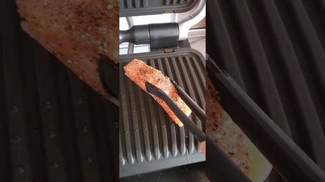 Сьомга на скара с Tefal OptiGrill Elite GC750 GC750D30