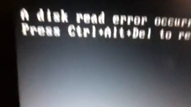 Windows XP is broken (A disk read error has occured) смотреть онлайн