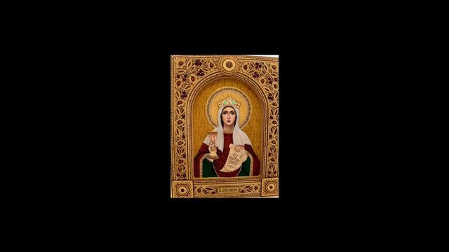 Иконописец Кирина Ольга. Иконы на бересте. смотреть онлайн