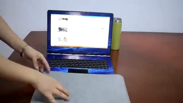 Waterproof PU Leather Sleeve Laptop Bag