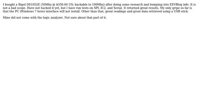 Electronics: Has anyone used Rigol and its BW hack? (5 Solutions!!) смотреть онлайн