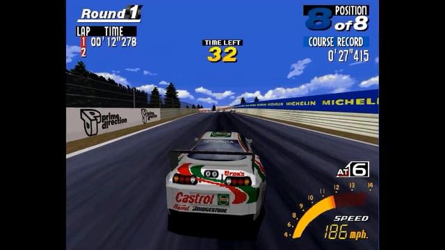 Sega Touring Car Championship (Sega Model 2, 1996) Gameplay смотреть онлайн
