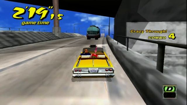Crazy Taxi XBOX 360 Crazy Box Stage S-S Gameplay Complete смотреть онлайн