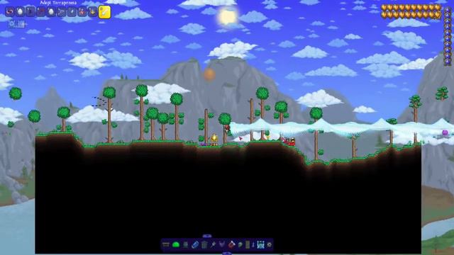 Terraria -with infinity minions mod... смотреть онлайн