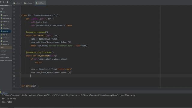 ДИСКОРД БОТ #12 | МОДАЛЬНОЕ ОКНО / MODAL VIEW | DISNAKE/DISCORDPY | DISCORD BOT PYTHON смотреть онлайн