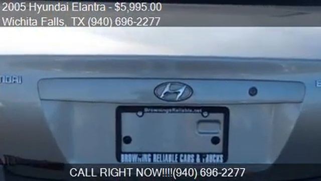 2005 Hyundai Elantra GLS 4dr Sedan for sale in Wichita Falls смотреть онлайн