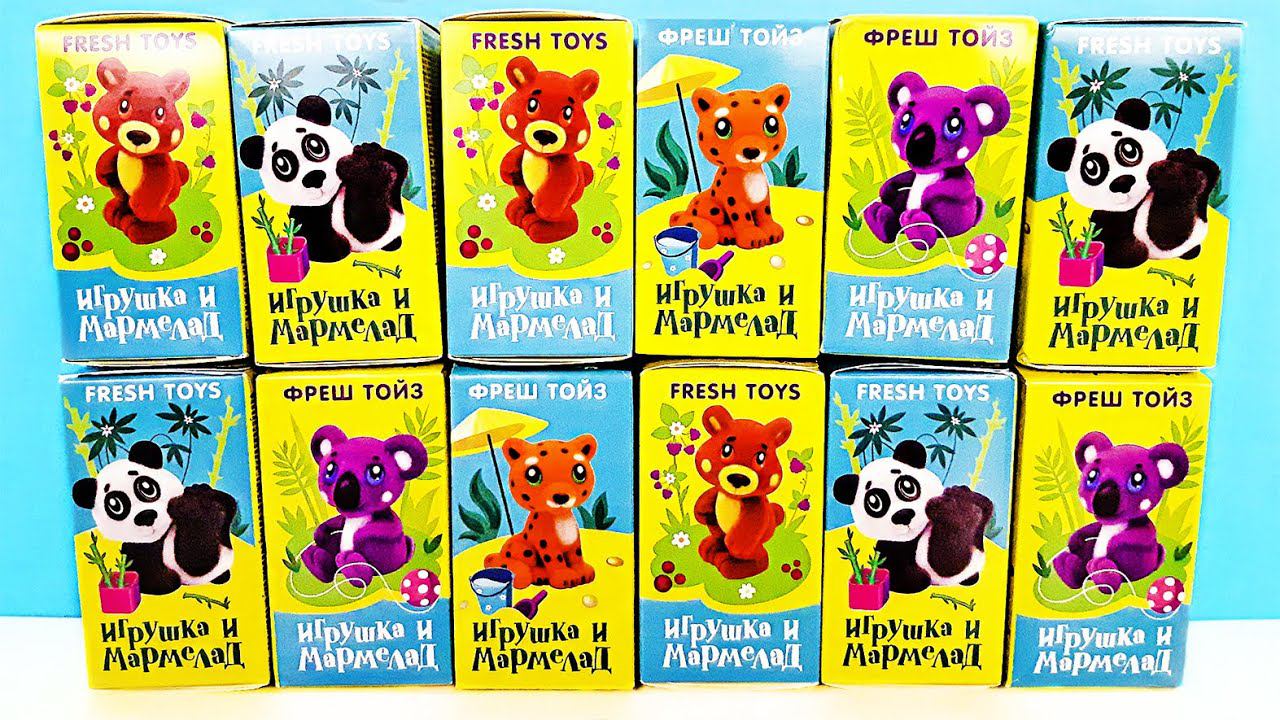 Сюрпризы в коробочках ДЕТСКАЯ ПЛОЩАДКА! Бархатная коллекция игрушек от Fresh Toys Surprise Unboxing