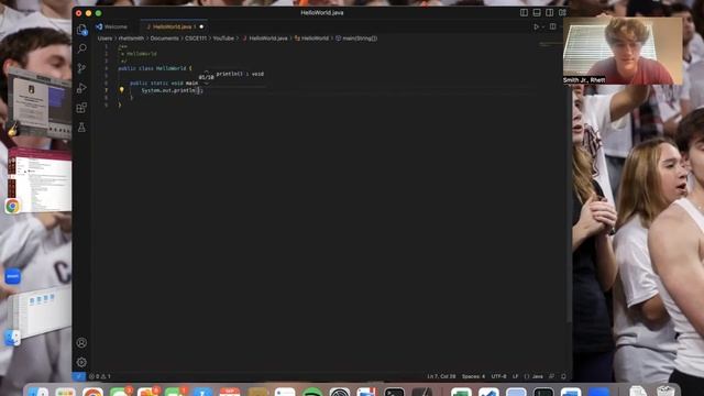 Editing, Saving, Compiling, and Running Code in Java with VS Code смотреть онлайн