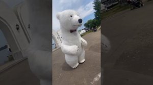 Ростовой мишка на базе отдыха Троицкое
