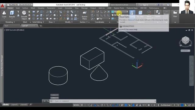 AutoCAD CLASS 88 - Building the Walls of Floor Plan in AutoCAD 3D - English Subtitle смотреть онлайн