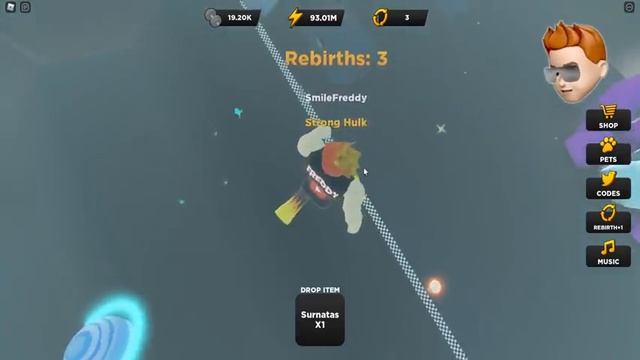 ТЯГАЮ ПЛАНЕТЫ в КОСМИЧЕСКОЙ ЛОКАЦИИ в Strongman Simulator Roblox смотреть онлайн