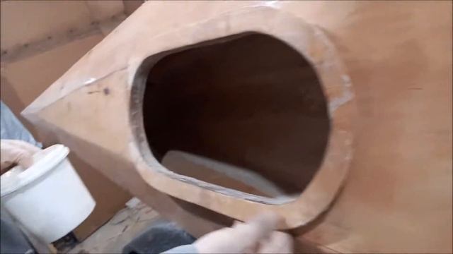 Постройка каяка от чертежей до сплава. Часть 14. Работа над люками багажных отделений. смотреть онлайн