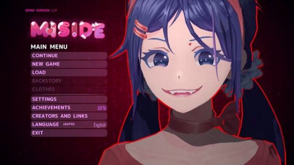 Miside easter egg menu