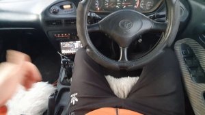 как развести колодки , натянуть ручник на тойоте