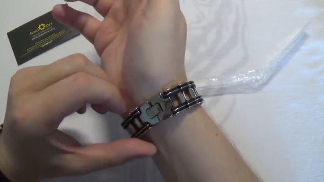 Посылки с Aliexpress: распаковка мужского браслета из нержавеющей стали смотреть онлайн