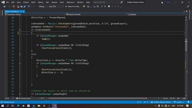 Unity Endless Game - Fixing A Small Issue ?