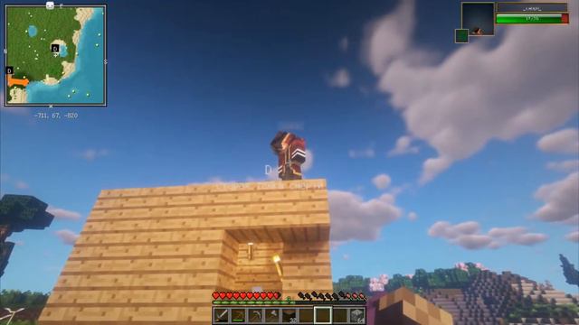 Играем в Minecraft c модом millenaire №3. смотреть онлайн